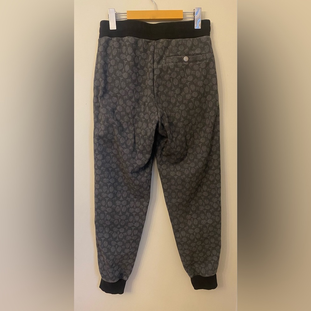 COACH Essential Signature Jogger Black and Grey Size Small Luxury Minimalist - Picture 6 of 16